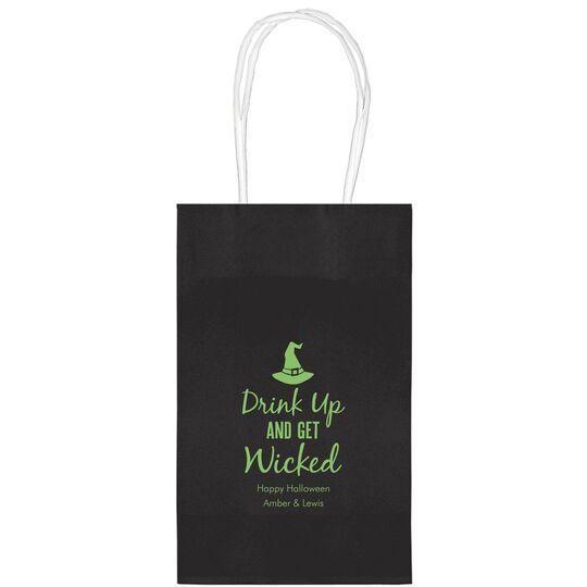 Drink Up and Get Wicked Medium Twisted Handled Bags